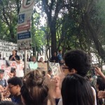 Alunos do E.E. “Di Calvacanti” e “Ciridião” na Lapa fazem passeata contra o fechamento das Escolas Estaduais e apoiam ocupação do “Fernão Dias”