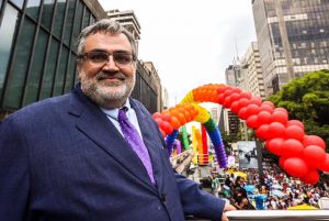 São Paulo- SP- Brasil- 29/05/2016- 20ª edição da Parada do Orgulho LGBT de São Paulo, na avenida Paulista. Foto: Paulo Pinto/ Fotos Públicas