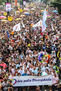 São Paulo- SP- Brasil- 29/05/2016- 20ª edição da Parada do Orgulho LGBT de São Paulo, na avenida Paulista.Foto: Paulo Pinto/ Fotos Públicas